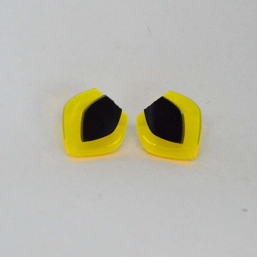 Johnny amarelo transparente e preto