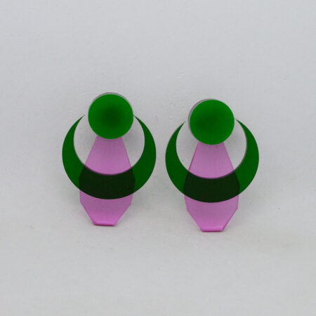 Touro rosa e verde