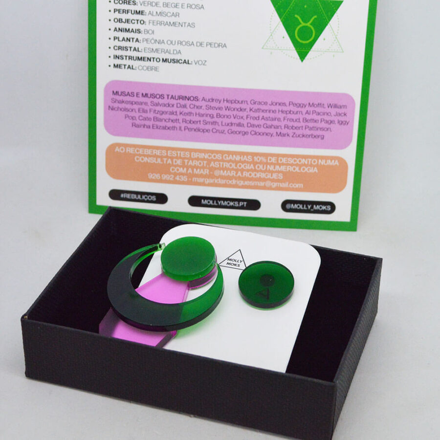 Touro rosa em par trocado com mini Ava verde - Image 4
