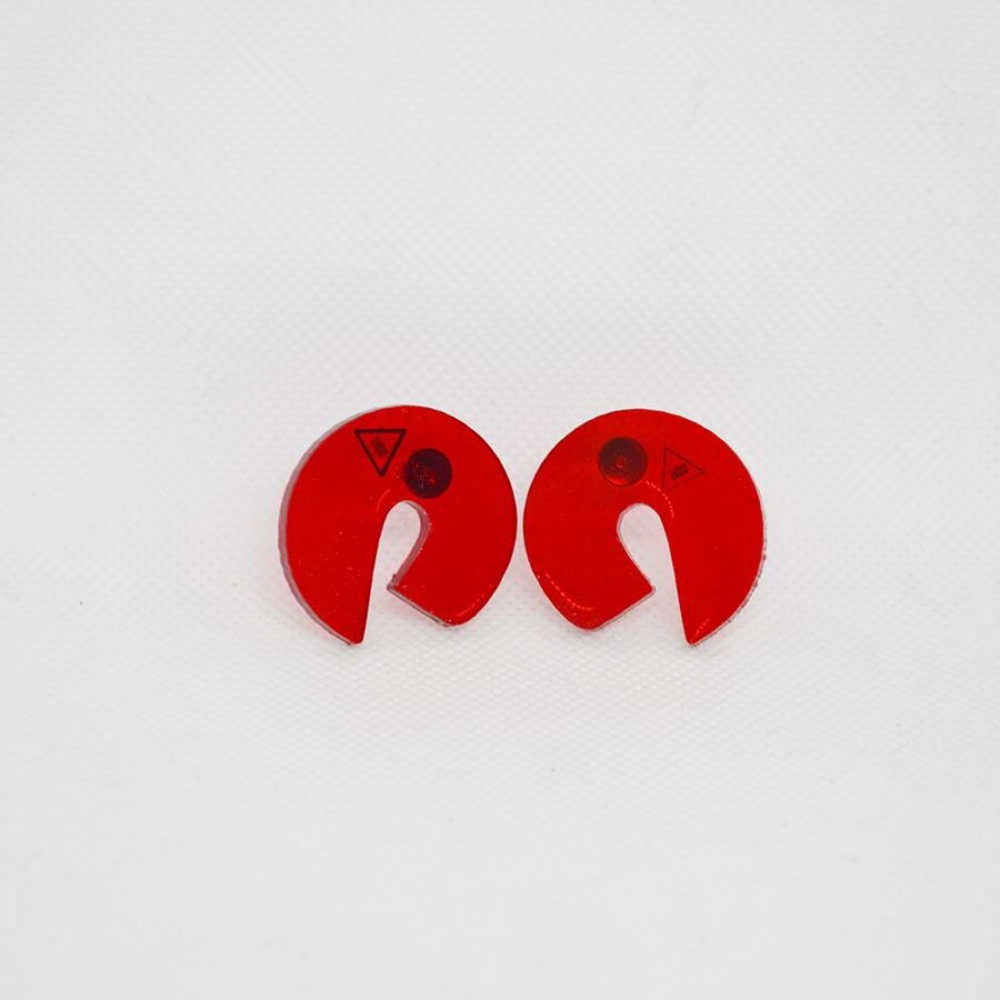 Capricórnio vermelho transparente