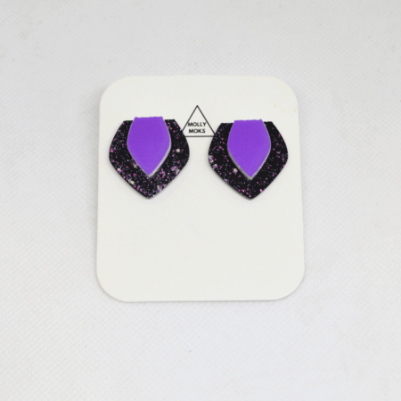 Johnny preto brilho roxo