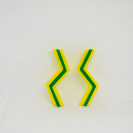 Aquário amarelo e verde