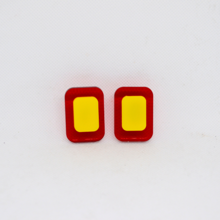 Coco vermelho e amarelo