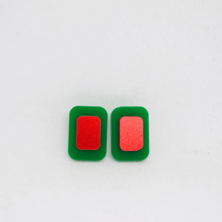 Coco verde e vermelho