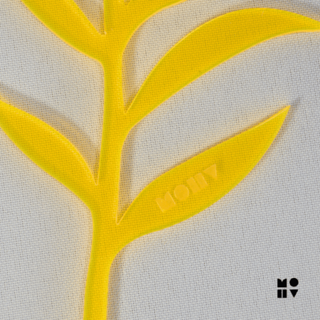 Arrepio amarelo neon