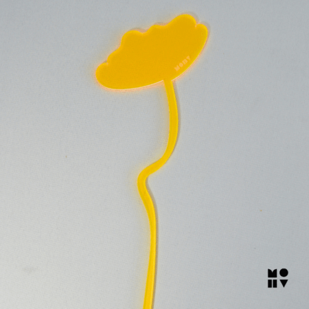 Saudade amarelo neon