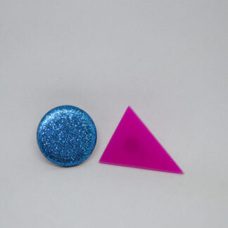 Glitter 4 - Par trocado Ava azul e Audrey rosa