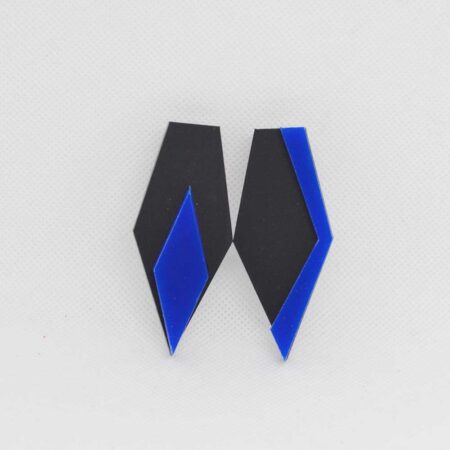 Bowie trocado preto brilho e azul