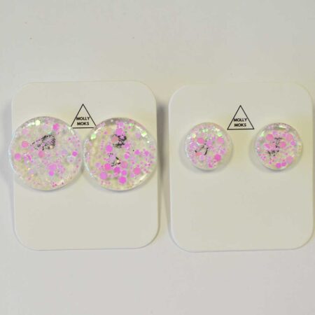 Ava em pack de 2 rosa holográfico glitter