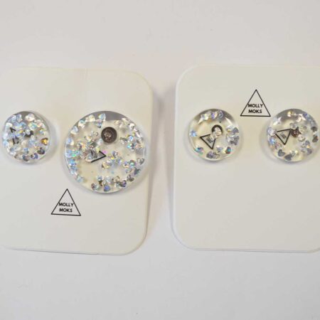 Ava em pack de 2 transparente com corações