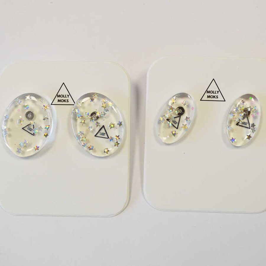 Diana em pack de 2 transparente com estrelas