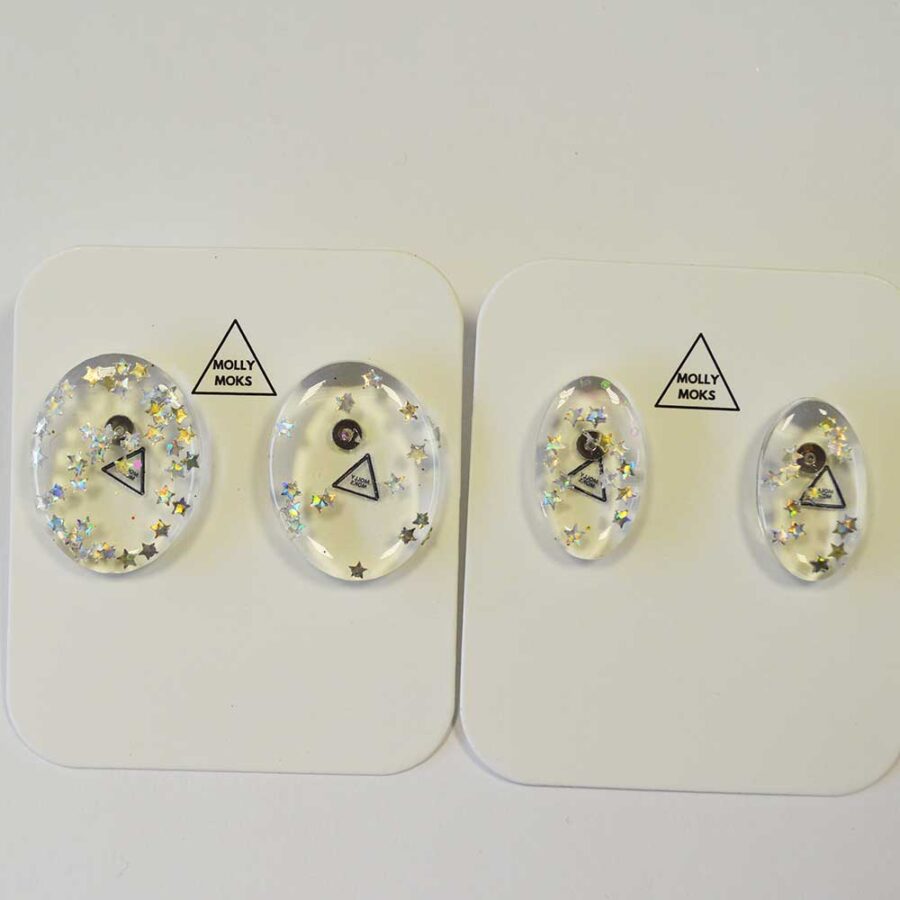 Diana em pack de 2 transparente com estrelas - Image 2