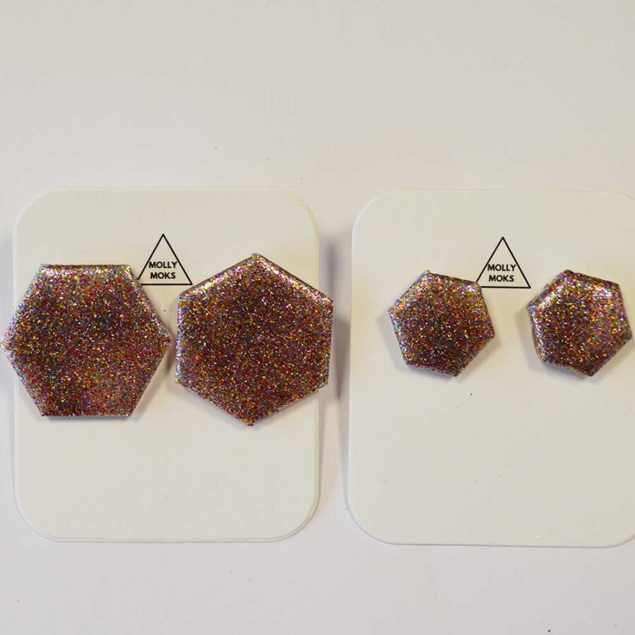 Amália em pack de 2 mix glitter