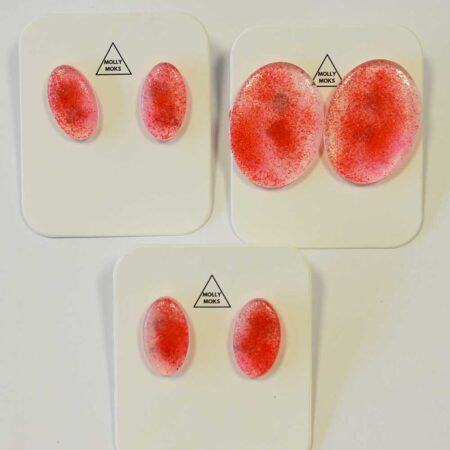 Diana em pack de 3 laranja glitter
