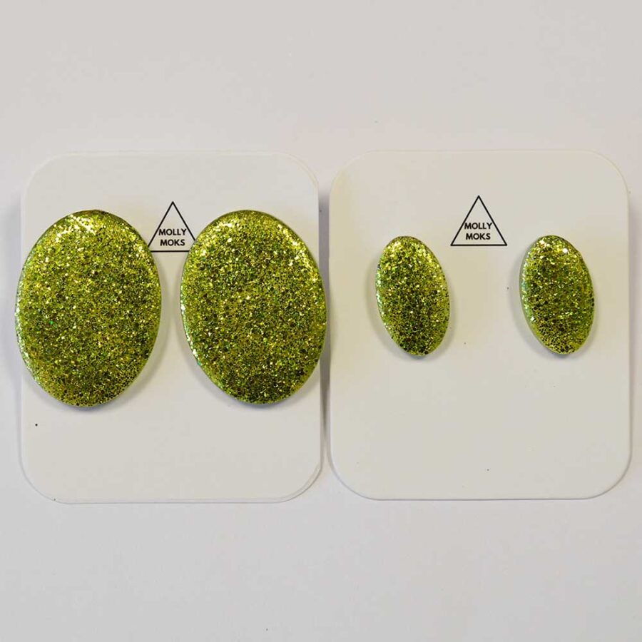 Diana em pack de 2 verde glitter