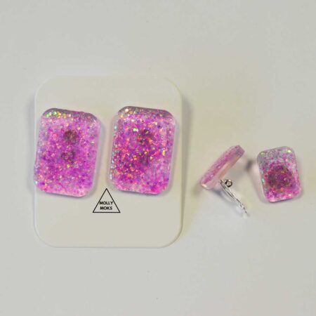 Coco em pack de 2 rosa glitter (MINI EM MOLA)