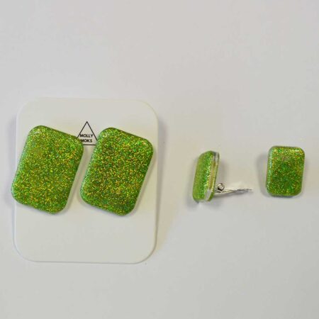 Coco em pack de 2 verde glitter (MINI EM MOLA)