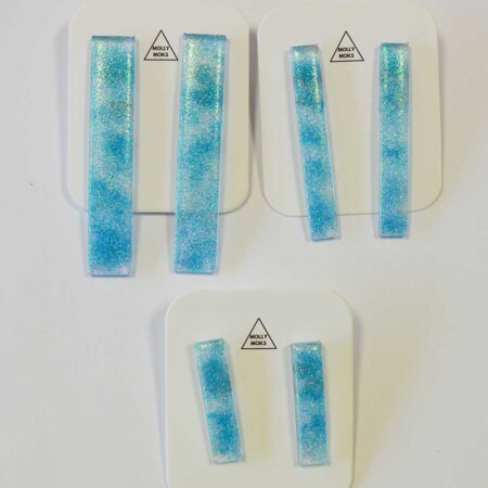 Debbie em pack de 3 azul glitter