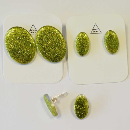 Diana em pack de 3 verde glitter (UM EM MOLA)