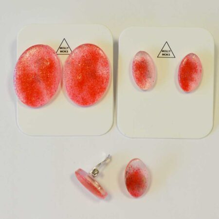Diana em pack de 3 laranja glitter (UM EM MOLA)