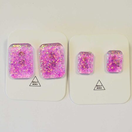 Coco em pack de 2 rosa glitter