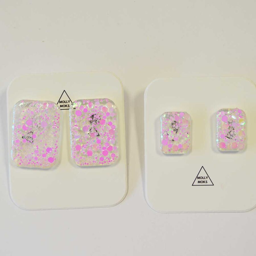 Coco em pack de 2 rosa holográfico glitter