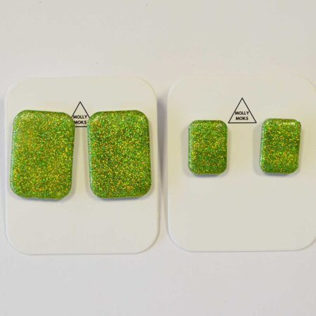 Coco em pack de 2 verde glitter
