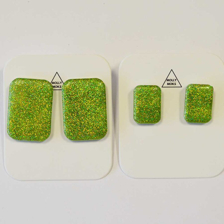 Coco em pack de 2 verde glitter