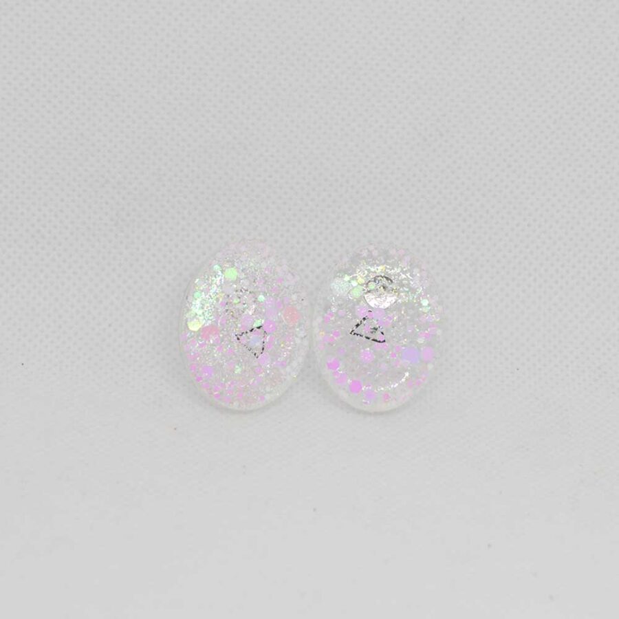Diana S glitter rosa holografico