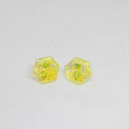 Mini Amália glitter amarelo