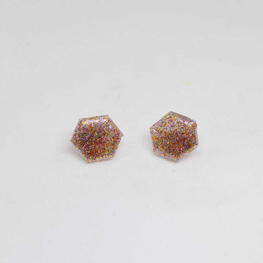 Mini Coco glitter rosa holográfico