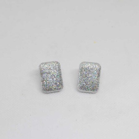 Mini Coco glitter prateado
