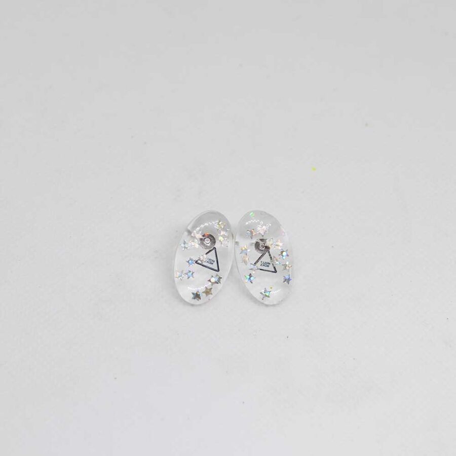 Mini Diana transparente com estrelas